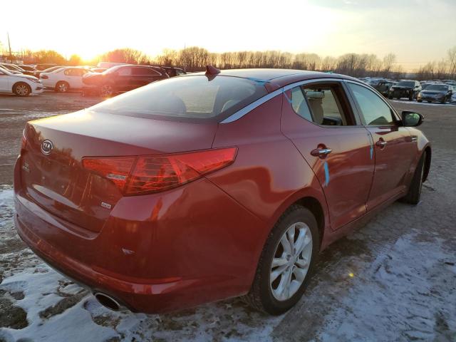 5XXGM4A74CG032362 - 2012 KIA OPTIMA LX RED photo 3