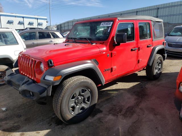 1C4HJXDG0PW667741 - 2023 JEEP WRANGLER SPORT RED photo 1