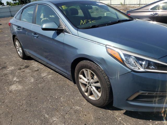 5NPE24AF2FH206958 - 2015 HYUNDAI SONATA SE BLUE photo 9