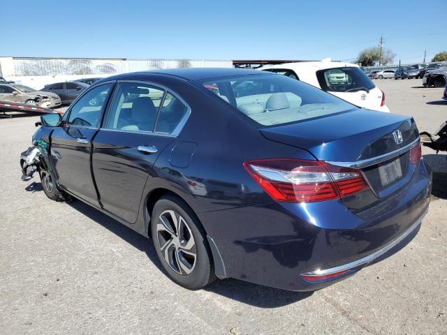 1HGCR2F34HA114574 - 2017 HONDA ACCORD LX BLUE photo 2