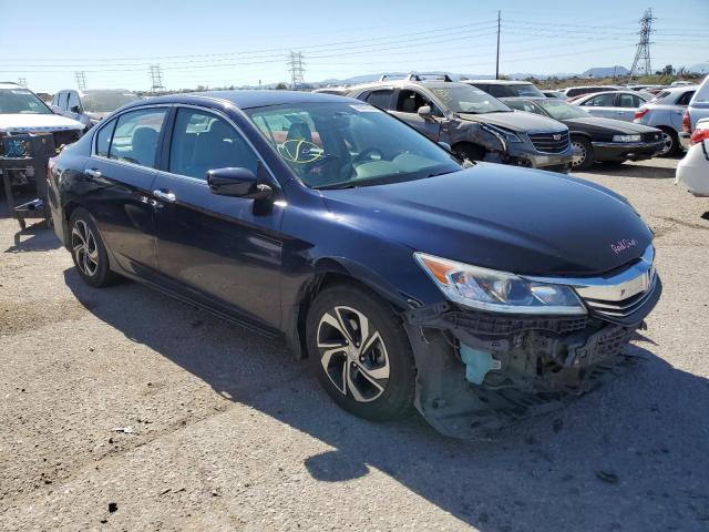 1HGCR2F34HA114574 - 2017 HONDA ACCORD LX BLUE photo 4