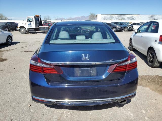 1HGCR2F34HA114574 - 2017 HONDA ACCORD LX BLUE photo 6