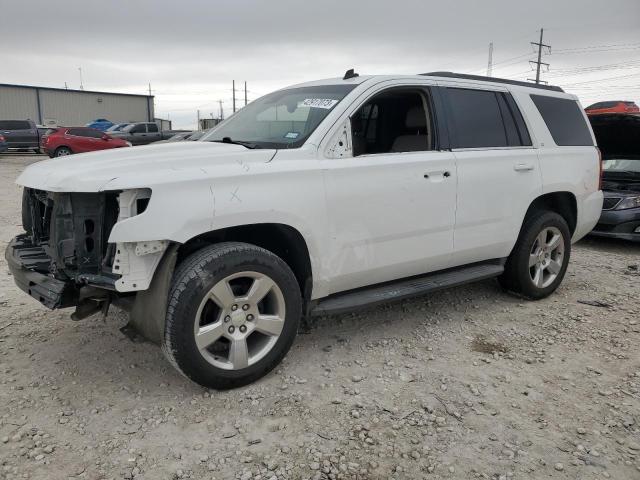 1GNSCBKC7FR149679 - 2015 CHEVROLET TAHOE C1500 LT WHITE photo 1