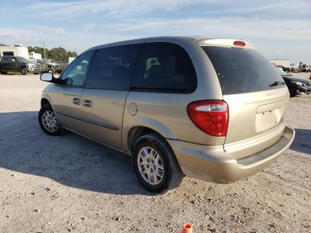 1B4GP45382B642328 - 2002 DODGE CARAVAN SPORT TAN photo 2