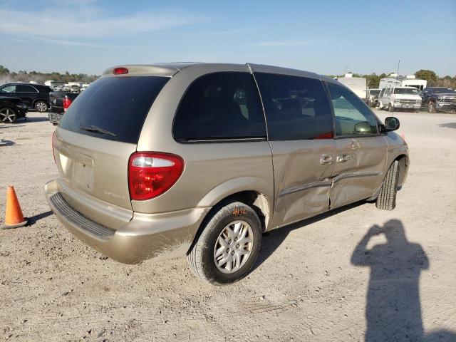 1B4GP45382B642328 - 2002 DODGE CARAVAN SPORT TAN photo 3