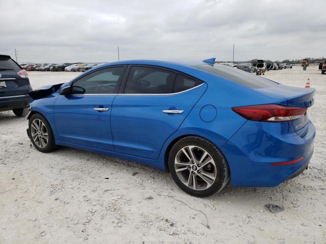 5NPD84LF5HH110820 - 2017 HYUNDAI ELANTRA SE BLUE photo 2