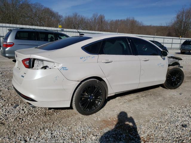 3FA6P0HD3ER376671 - 2014 FORD FUSION SE WHITE photo 3