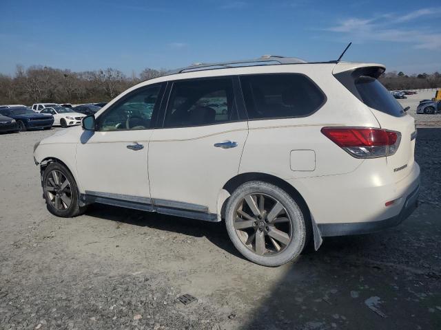 5N1AR2MNXEC624997 - 2014 NISSAN PATHFINDER S WHITE photo 2