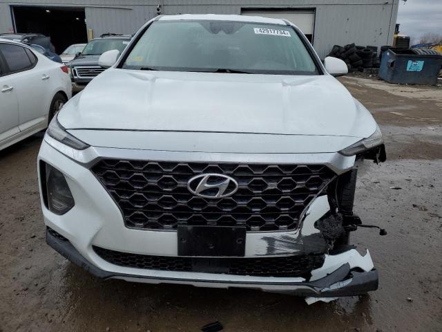 5NMS23AD8KH009991 - 2019 HYUNDAI SANTA FE SE WHITE photo 5