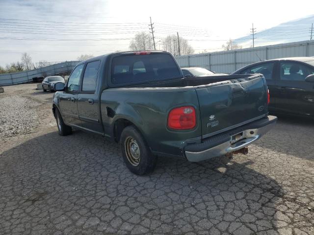 1FTRW07622KD05085 - 2002 FORD F150 SUPERCREW GREEN photo 2