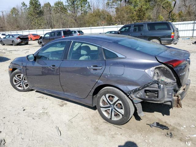 19XFC2F54GE209937 - 2016 HONDA CIVIC LX GRAY photo 2