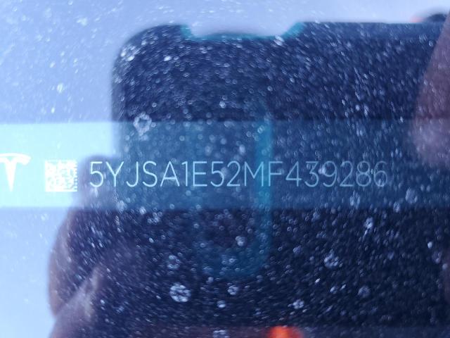 5YJSA1E52MF439286 - 2021 TESLA MODEL S RED photo 12