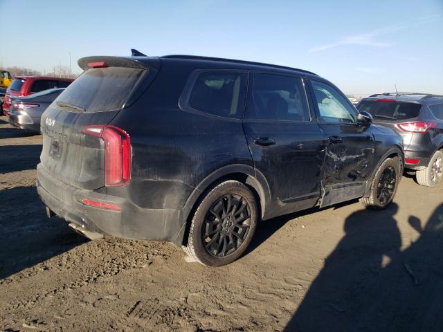 5XYP3DHC3NG217782 - 2022 KIA TELLURIDE EX BLACK photo 3