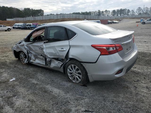 3N1AB7AP2KY371434 - 2019 NISSAN SENTRA S SILVER photo 2