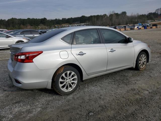 3N1AB7AP2KY371434 - 2019 NISSAN SENTRA S SILVER photo 3