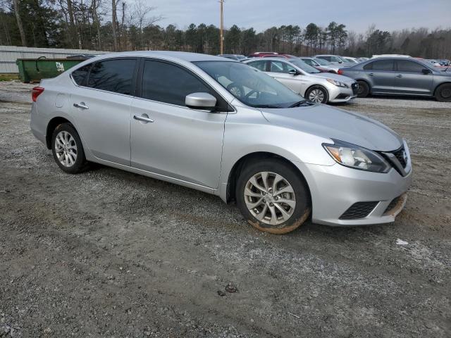 3N1AB7AP2KY371434 - 2019 NISSAN SENTRA S SILVER photo 4