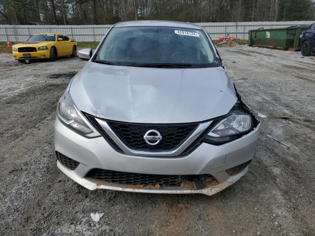 3N1AB7AP2KY371434 - 2019 NISSAN SENTRA S SILVER photo 5