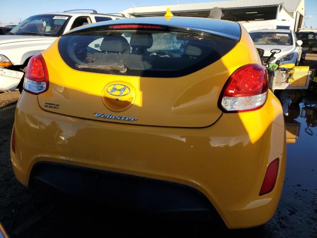 KMHTC6AD2FU226062 - 2015 HYUNDAI VELOSTER YELLOW photo 6