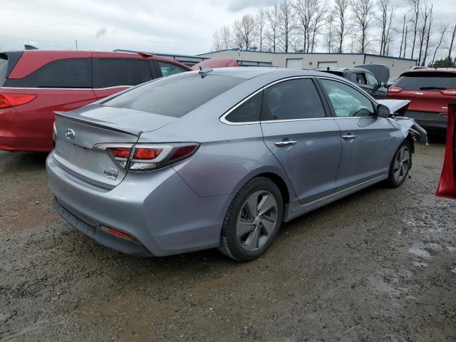 KMHE54L21GA022388 - 2016 HYUNDAI SONATA PLUG-IN HYBRID SILVER photo 3