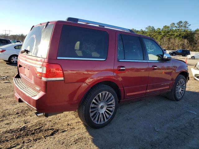 5LMJJ2HT1FEJ14086 - 2015 LINCOLN NAVIGATOR RED photo 3