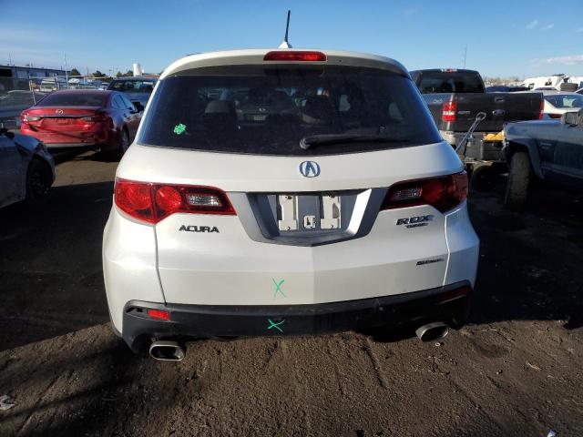 5J8TB1H57AA001348 - 2010 ACURA RDX TECHNOLOGY WHITE photo 6