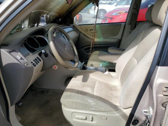 JTEDP21A640026376 - 2004 TOYOTA HIGHLANDER BASE BEIGE photo 7