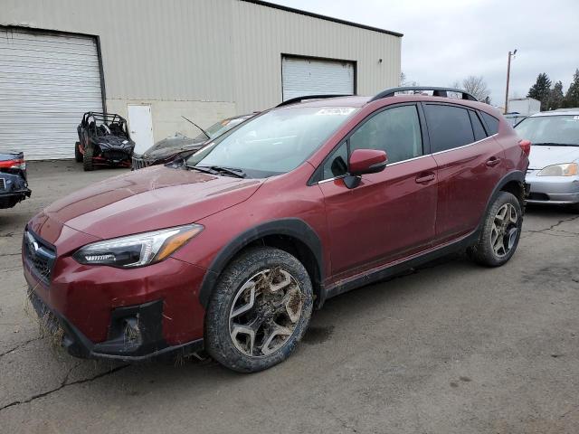 JF2GTAMC9KH394443 - 2019 SUBARU CROSSTREK LIMITED BURGUNDY photo 1