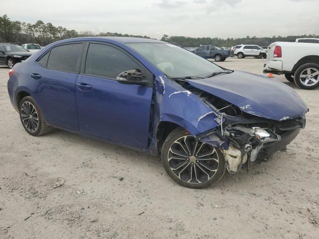 5YFBURHE6GP523492 - 2016 TOYOTA COROLLA L BLUE photo 4