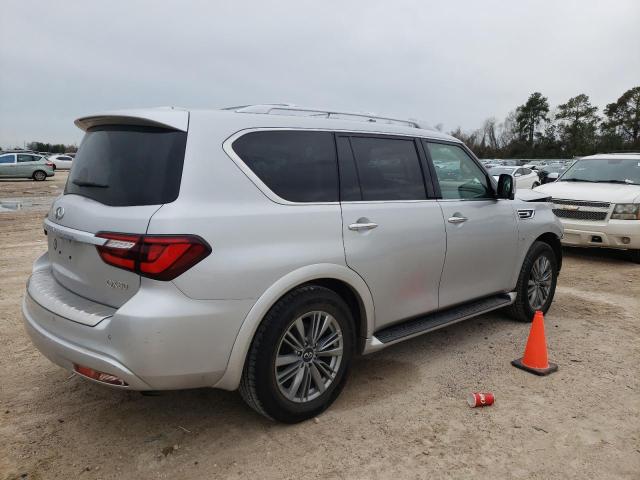 JN8AZ2NE2J9192758 - 2018 INFINITI QX80 BASE SILVER photo 3