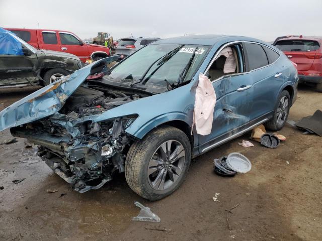 5J6TF2H57EL000455 - 2014 HONDA CROSSTOUR EXL ლურჯი ფოტო 1