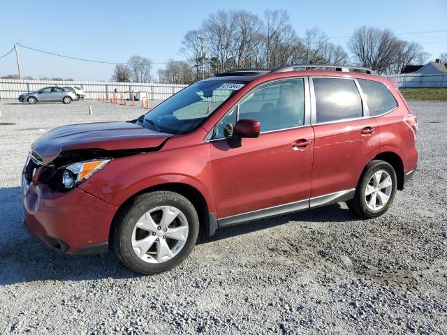 JF2SJAHC2FH528788 - 2015 SUBARU FORESTER 2.5I LIMITED BURGUNDY photo 1