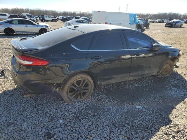 3FA6P0HD6JR279913 - 2018 FORD FUSION SE BLACK photo 3