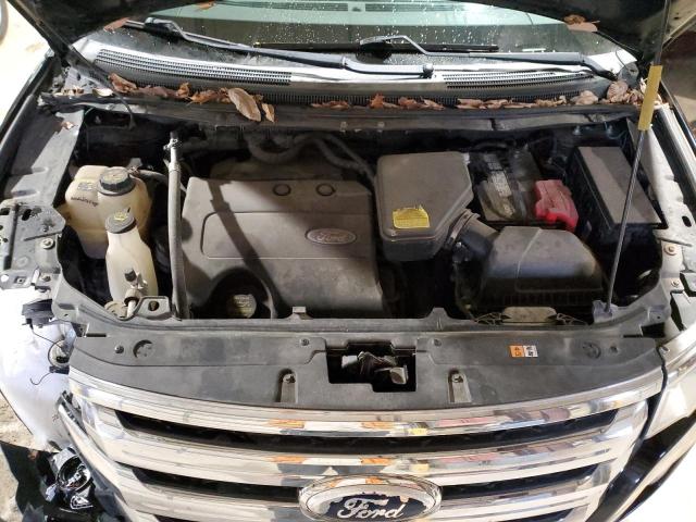 2FMDK4JC0DBA05386 - 2013 FORD EDGE SEL BLACK photo 12