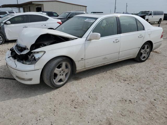 JTHBN36F755004529 - 2005 LEXUS LS 430 WHITE photo 1