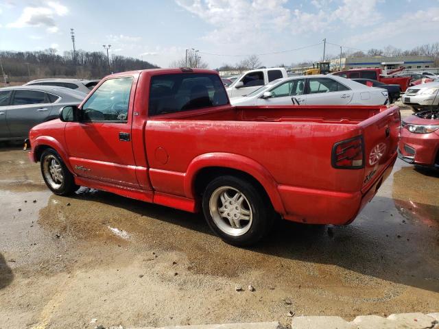 1GCCS1444X8175891 - 1999 CHEVROLET S TRUCK S10 RED photo 2