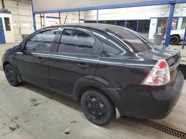 KL1TD56E29B379917 - 2009 CHEVROLET AVEO LS BLACK photo 2