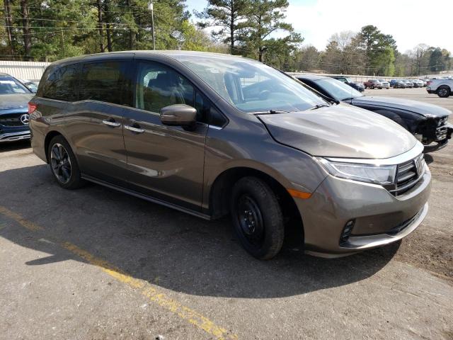 5FNRL6H95NB014246 - 2022 HONDA ODYSSEY ELITE فحمي صورة 4