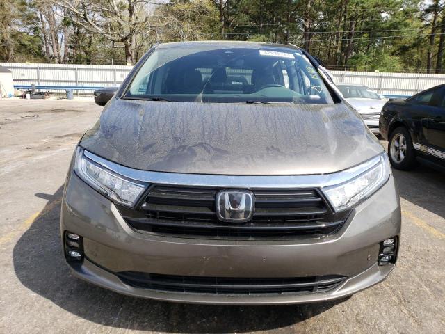 5FNRL6H95NB014246 - 2022 HONDA ODYSSEY ELITE فحمي صورة 5