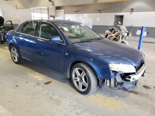 WAUAF78E48A101895 - 2008 AUDI A4 2.0T BLUE photo 4