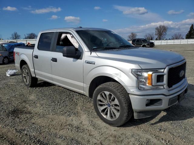 1FTEW1EP7JKE60097 - 2018 FORD F150 SUPERCREW SILVER photo 4