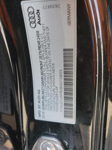 WAUCVAFR0BA010855 - 2011 AUDI S5 PREMIUM PLUS 黑色 照片 13