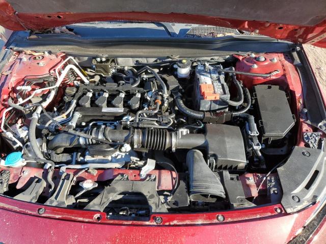 1HGCV1F11LA045131 - 2020 HONDA ACCORD LX RED photo 11