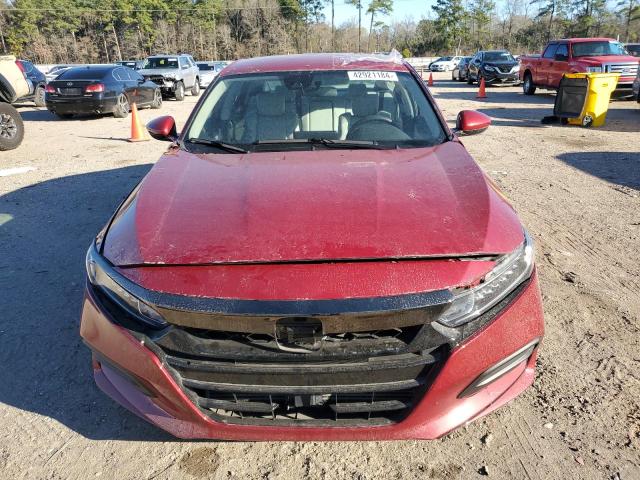 1HGCV1F11LA045131 - 2020 HONDA ACCORD LX RED photo 5