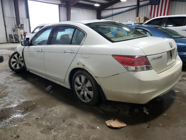 5KBCP3F89AB015575 - 2010 HONDA ACCORD EXL WHITE photo 2