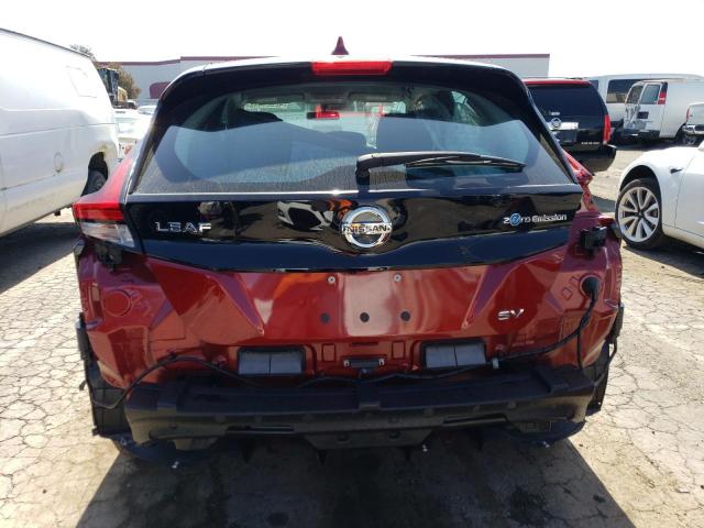 1N4AZ1CP6LC302197 - 2020 NISSAN LEAF SV RED photo 6