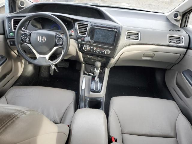 2HGFB2F90EH536585 - 2014 HONDA CIVIC EXL GRAY photo 8