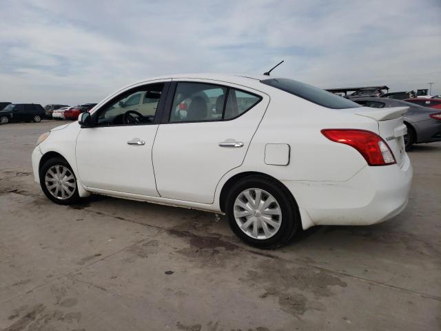 3N1CN7AP1EL822791 - 2014 NISSAN VERSA S WHITE photo 2