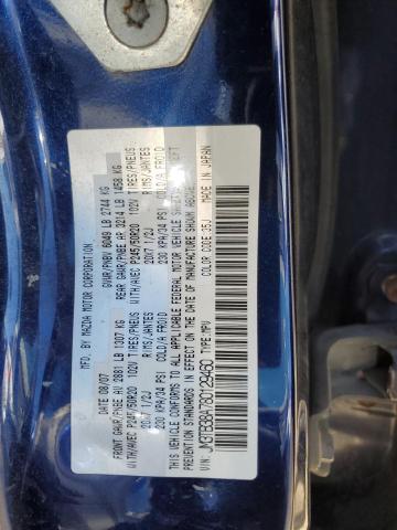 JM3TB38A780129460 - 2008 MAZDA CX-9 BLUE photo 12