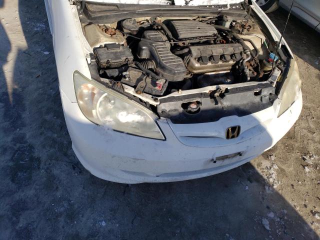 2HGES16574H580004 - 2004 HONDA CIVIC LX WHITE photo 11