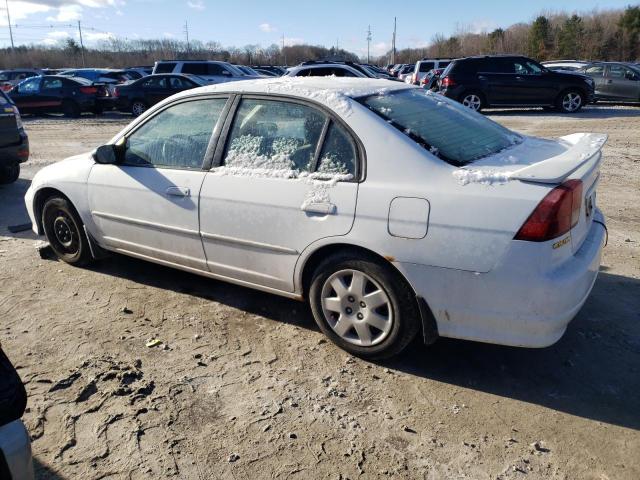 2HGES16574H580004 - 2004 HONDA CIVIC LX WHITE photo 2